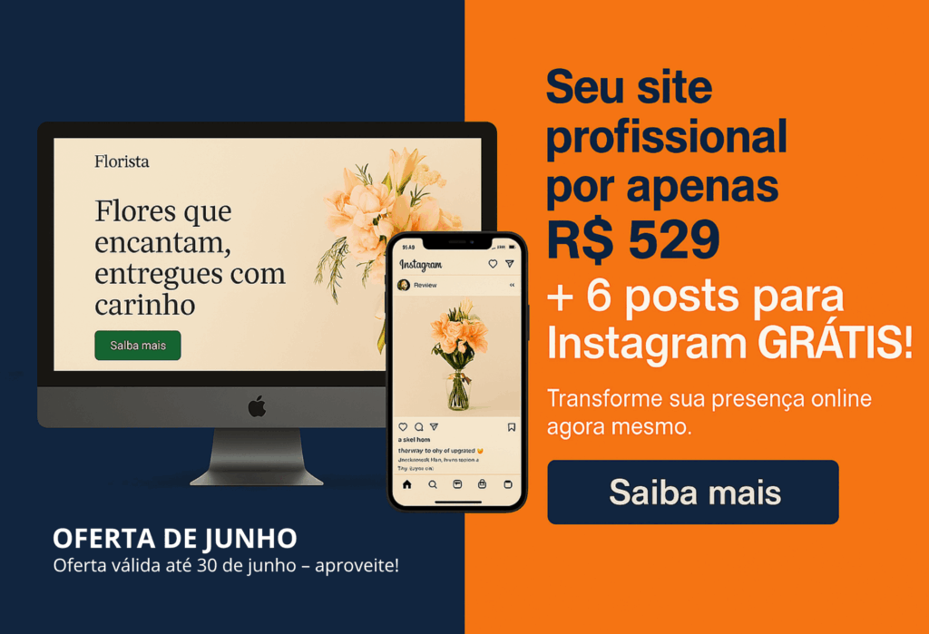 avanthy-soluções digitais para o seu negocio-Promoção Especial de Junho Crie seu Site por R$ 529 e Ganhe 6 Posts para Instagram!